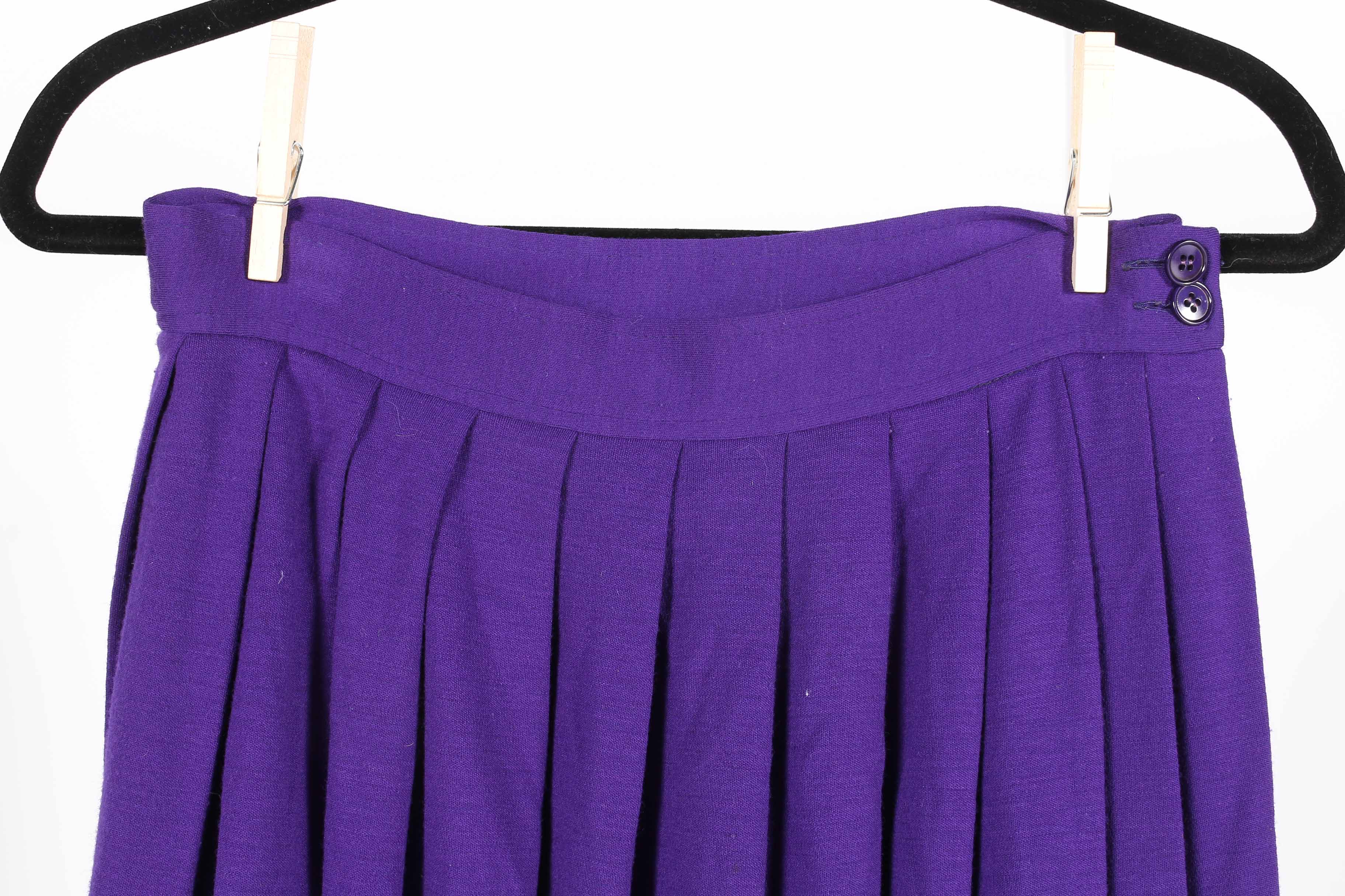 Vintage Pleated Skirt and Cape