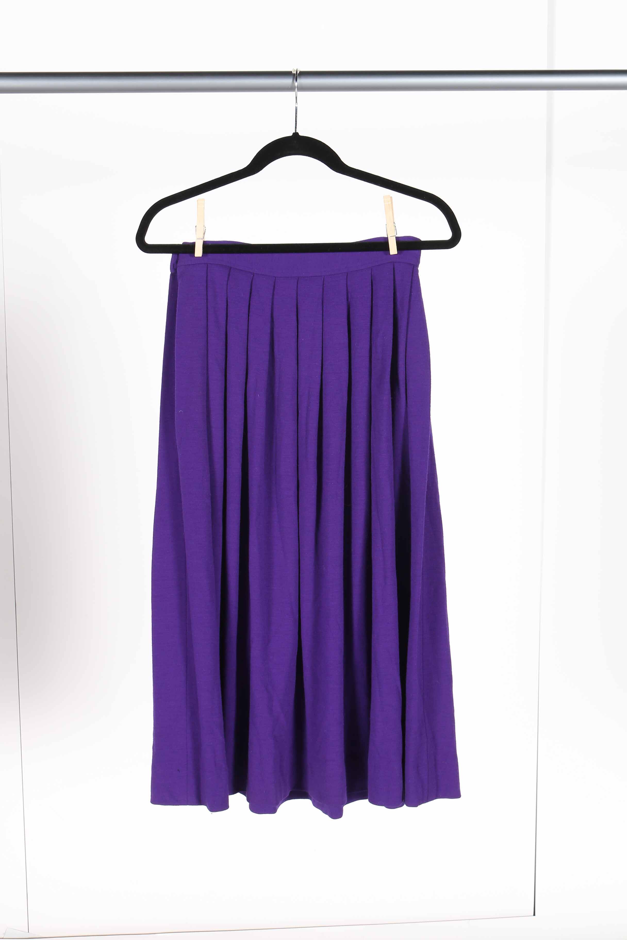 Vintage Pleated Skirt and Cape