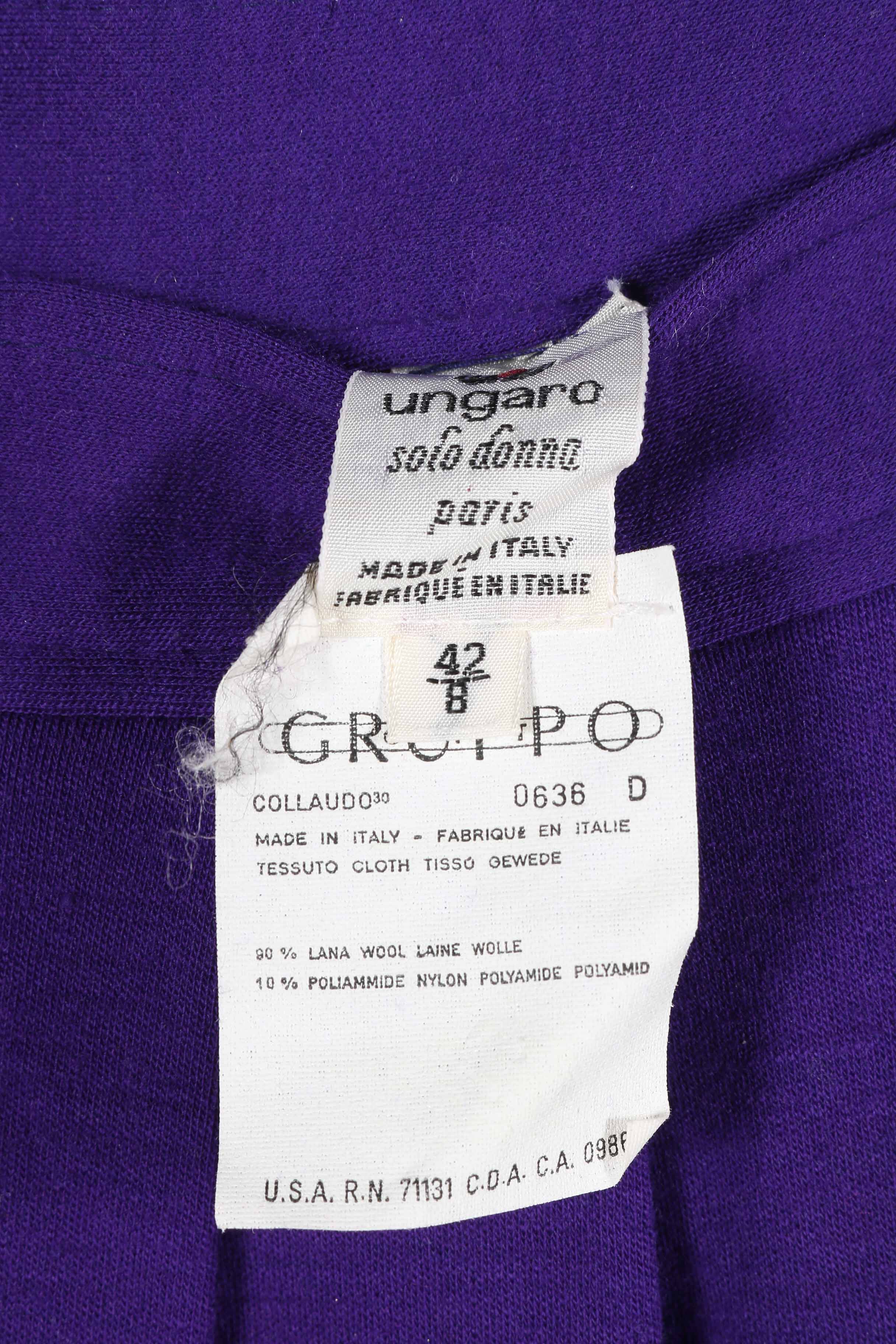 Vintage Pleated Skirt and Cape