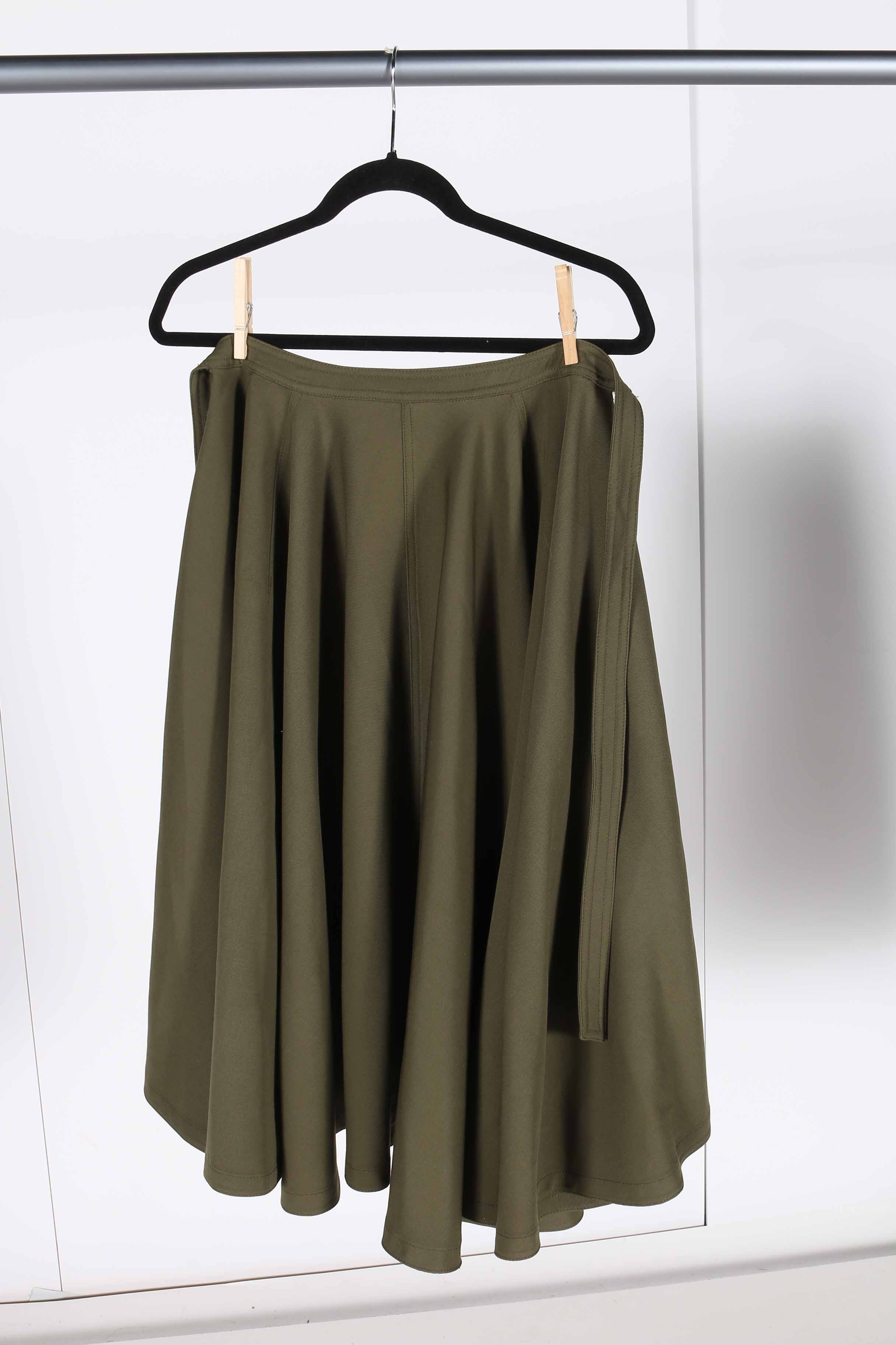 Vintage Pleated Skirt and Cape