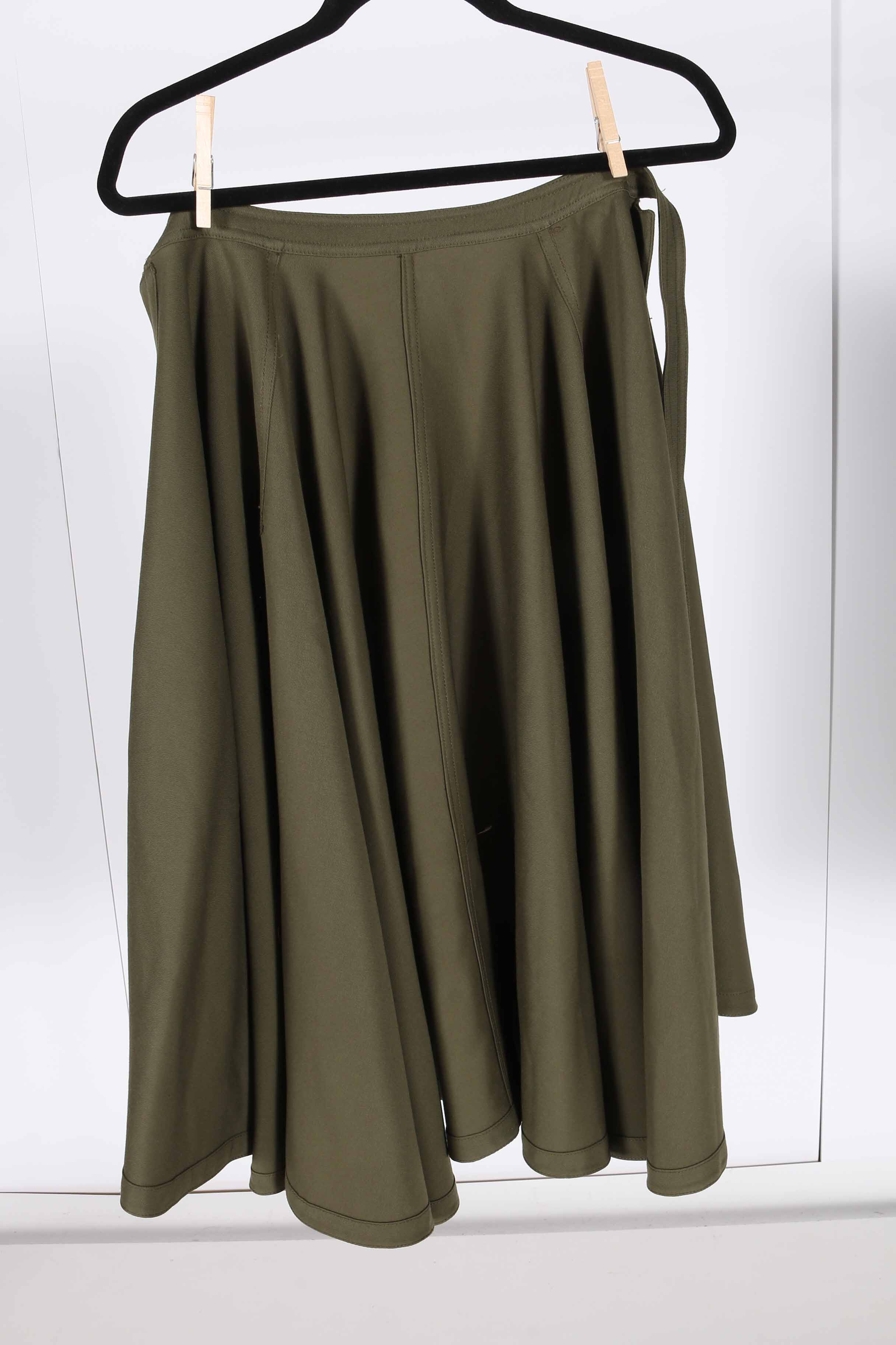 Vintage Pleated Skirt and Cape