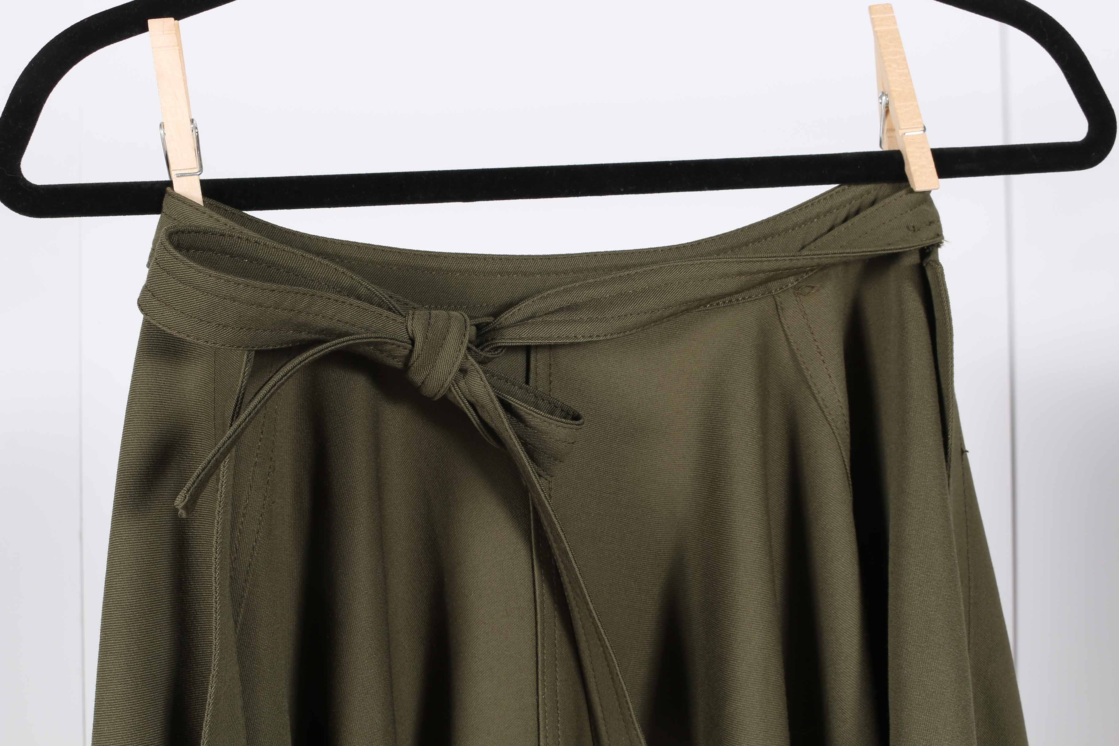 Vintage Pleated Skirt and Cape