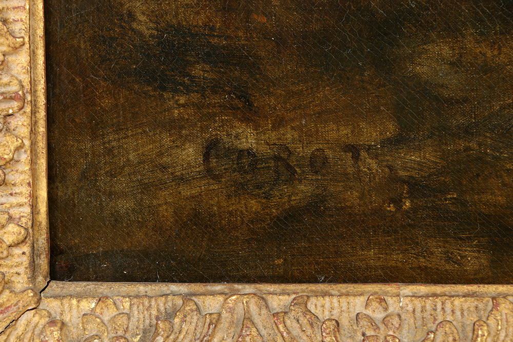 "Landscape by the Sea", The Jean Baptiste Camille Corot from the John H. Converse Collection