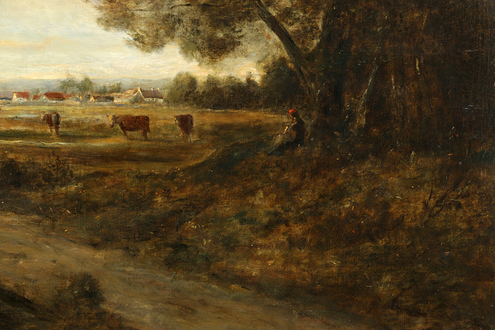 "Landscape by the Sea", The Jean Baptiste Camille Corot from the John H. Converse Collection