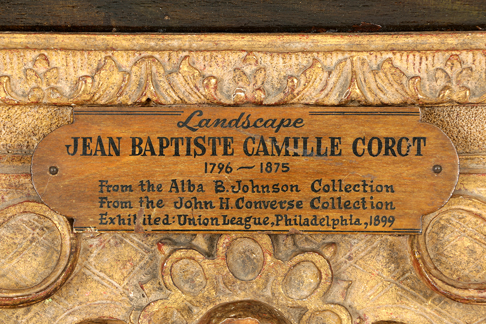 "Landscape by the Sea", The Jean Baptiste Camille Corot from the John H. Converse Collection