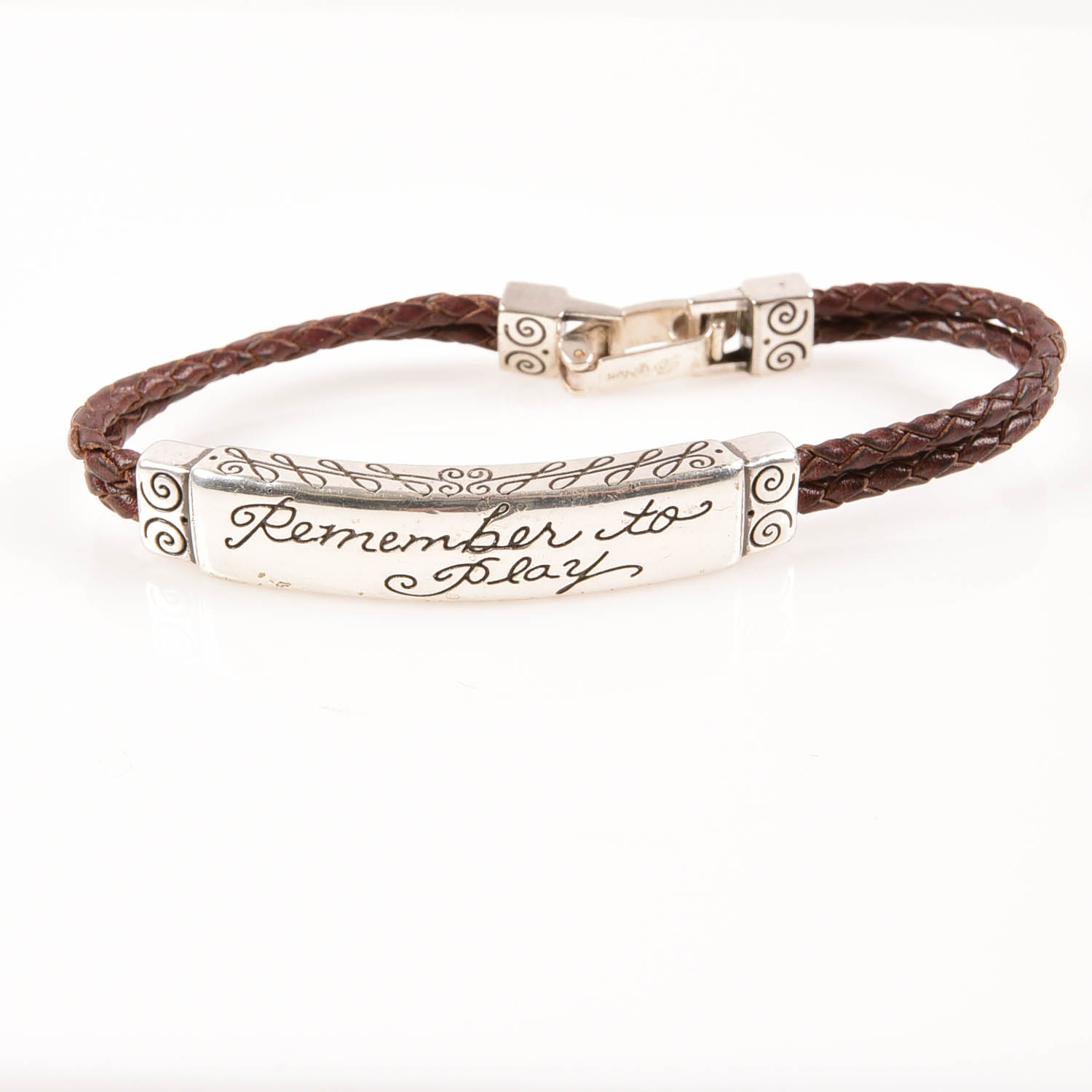 Brighton Braided Leather Bracelet