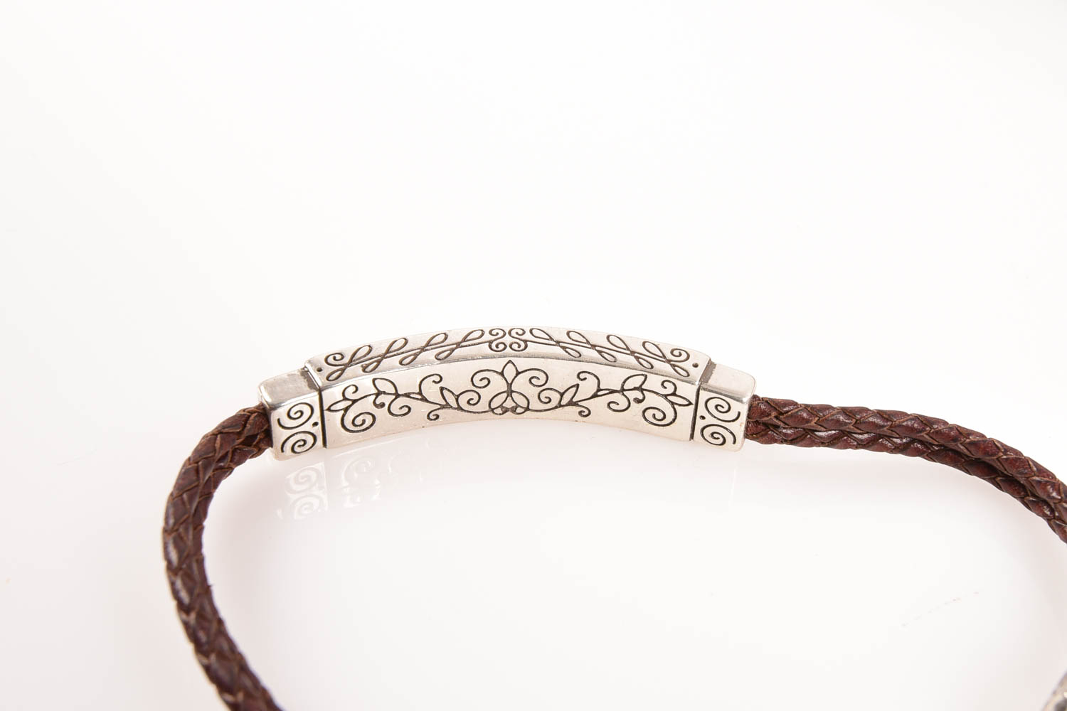 Brighton Braided Leather Bracelet