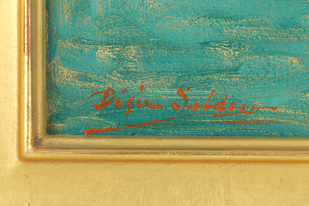 "From My Window Palm Mallorca 1933" by Dixie Selden