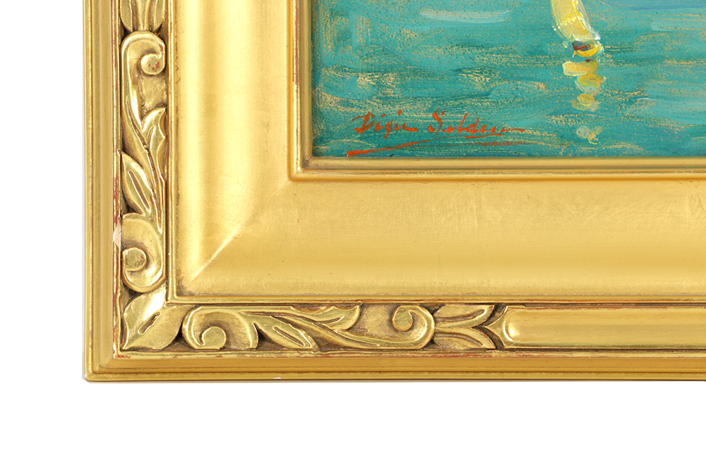 "From My Window Palm Mallorca 1933" by Dixie Selden