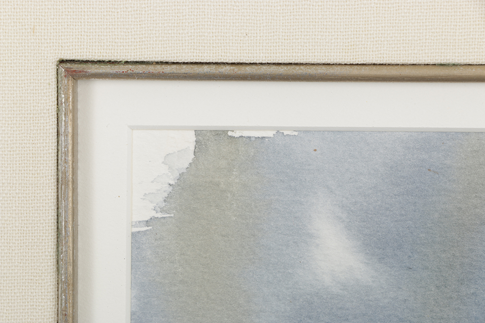 William Moyers "Keep The Saddles Dry" Watercolor on Paper