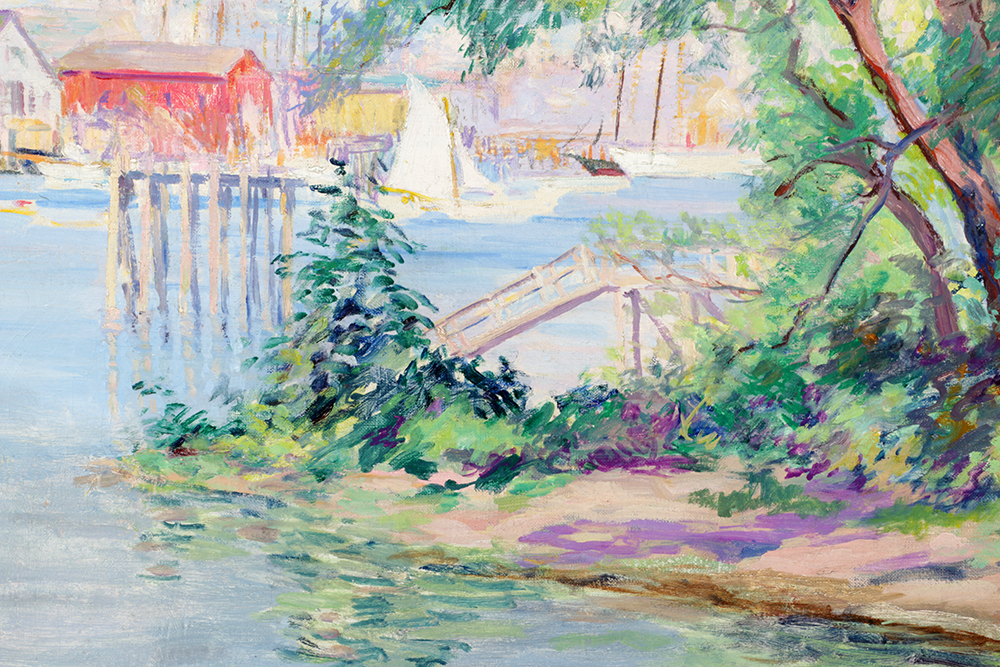 "River-Maine" Oil Painting on Canvas by Alice Judson