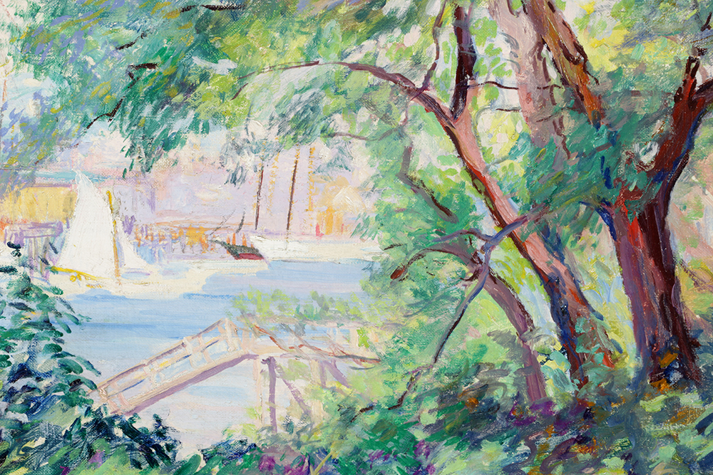 "River-Maine" Oil Painting on Canvas by Alice Judson