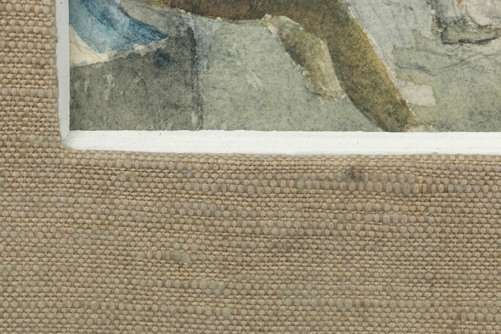 John J. Stanley Watercolor Painting on Paper of Cincinnati Cityscape