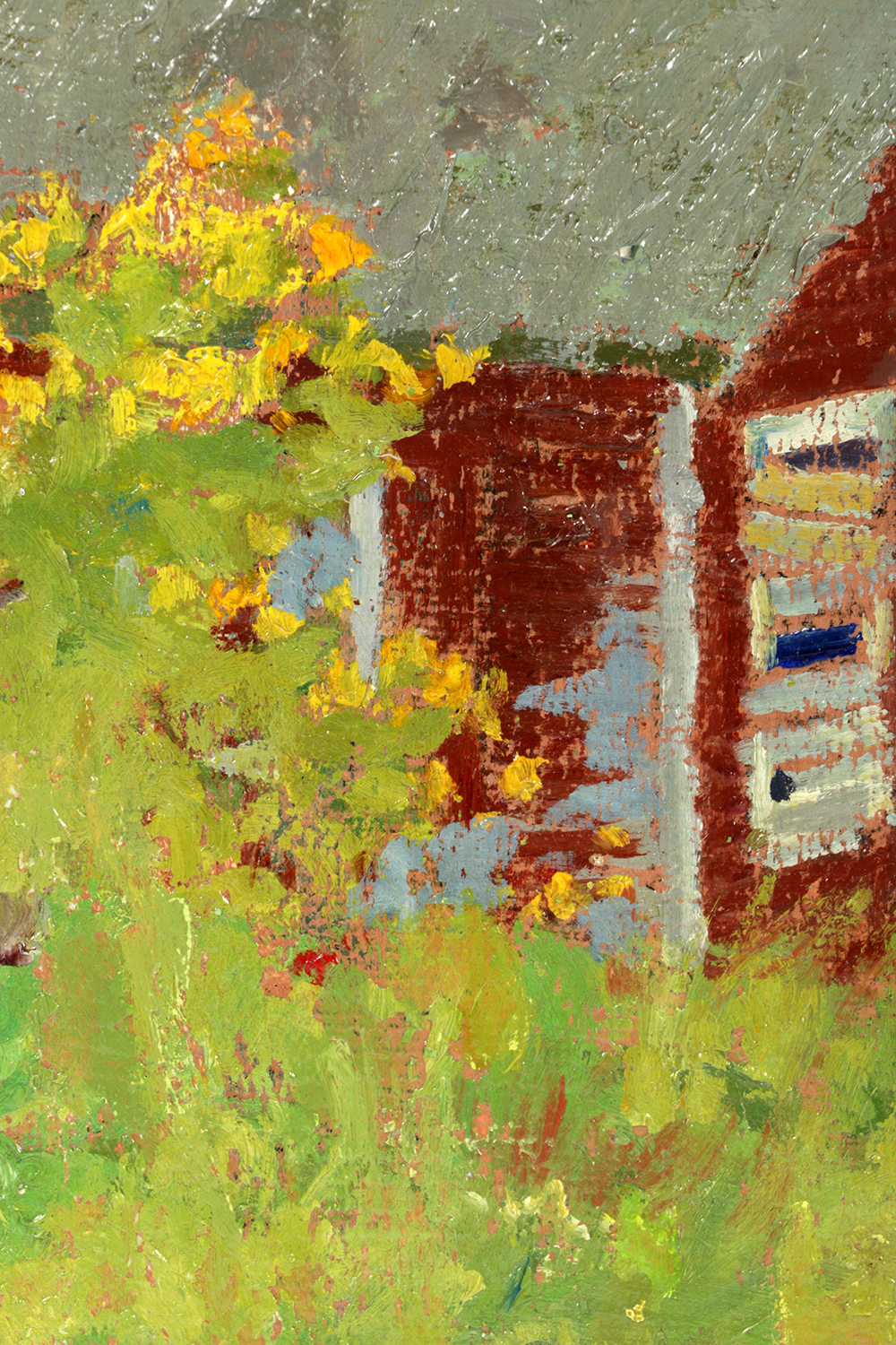 Oil Painting Rural Scene by Belle Hoffman