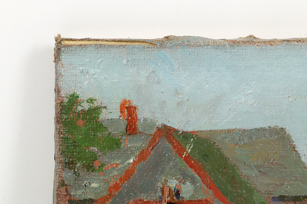 Oil Painting Rural Scene by Belle Hoffman