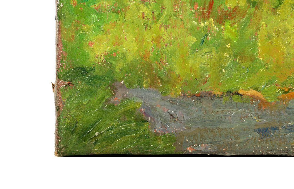 Oil Painting Rural Scene by Belle Hoffman