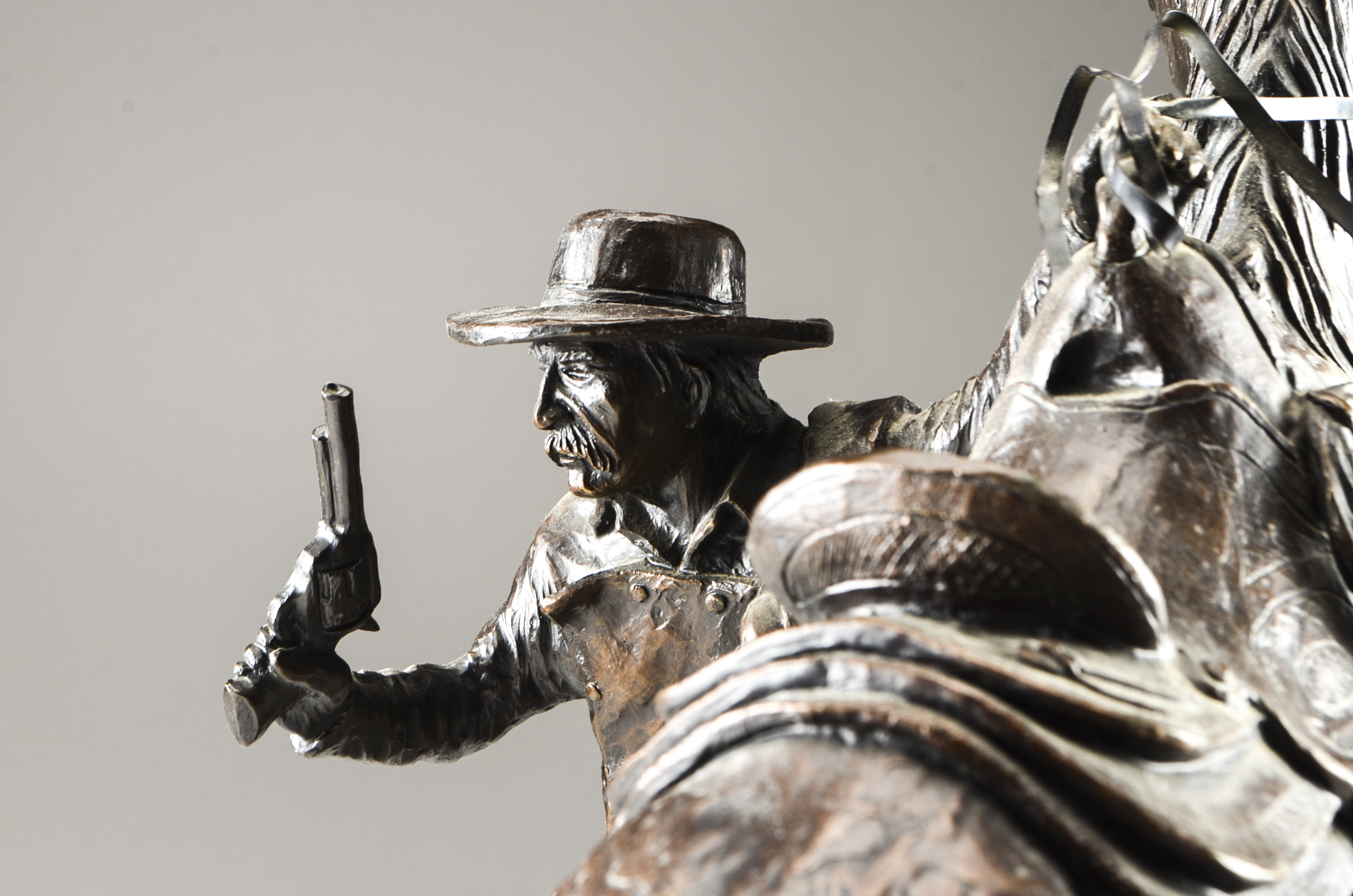 Truman Bolinger Bronze Statue "Easy Money"