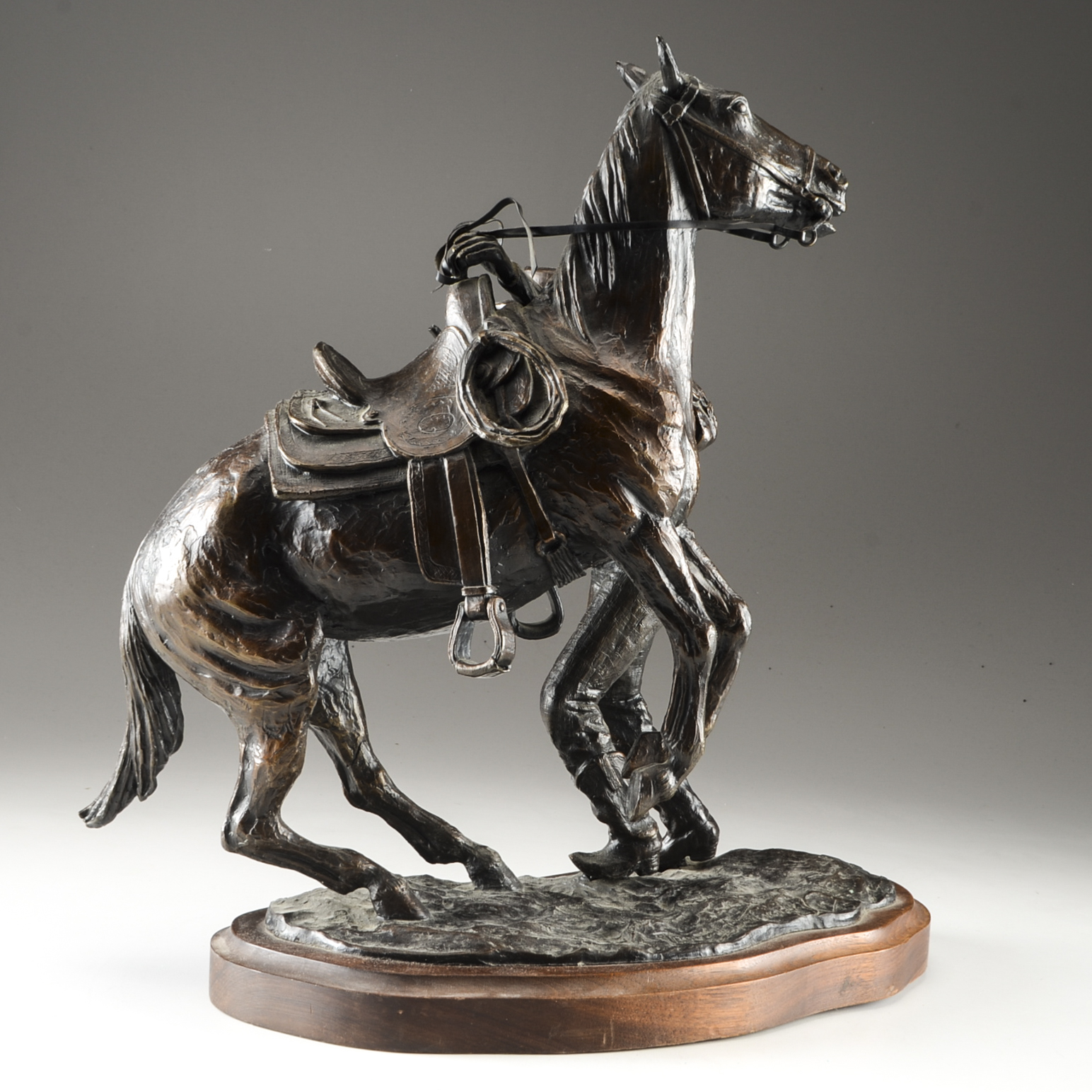 Truman Bolinger Bronze Statue "Easy Money"