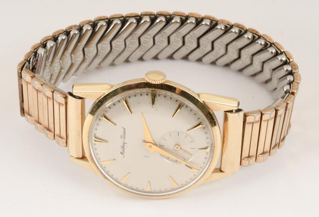 Vintage 14K Yellow Gold Case Mathey-Tissot Watch