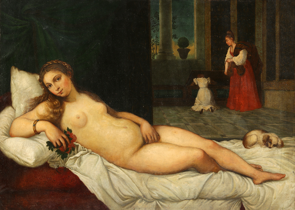 Fine Early 19th-century Copy of "Venus of Urbino"