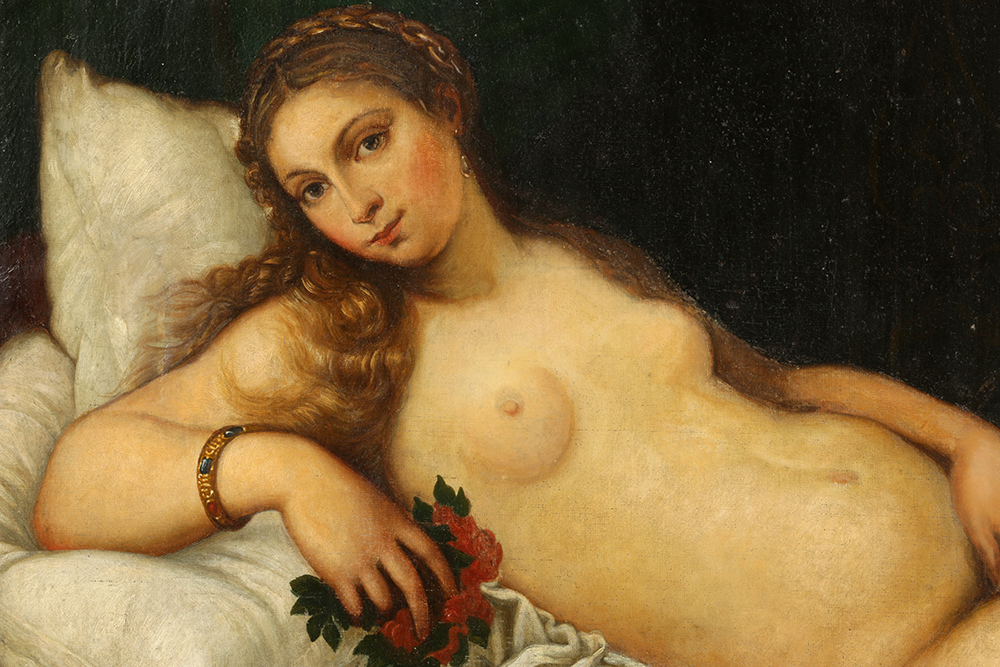 Fine Early 19th-century Copy of "Venus of Urbino"
