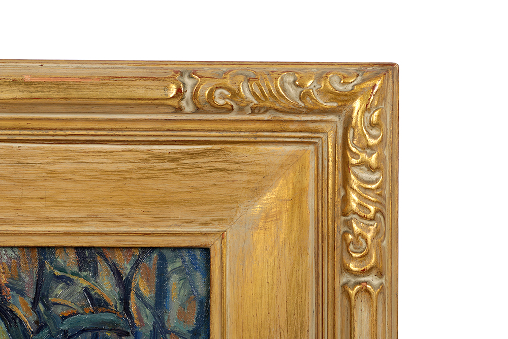 Outstanding "Hickory Hill" Oil on Canvas by Carl Rudolph Krafft