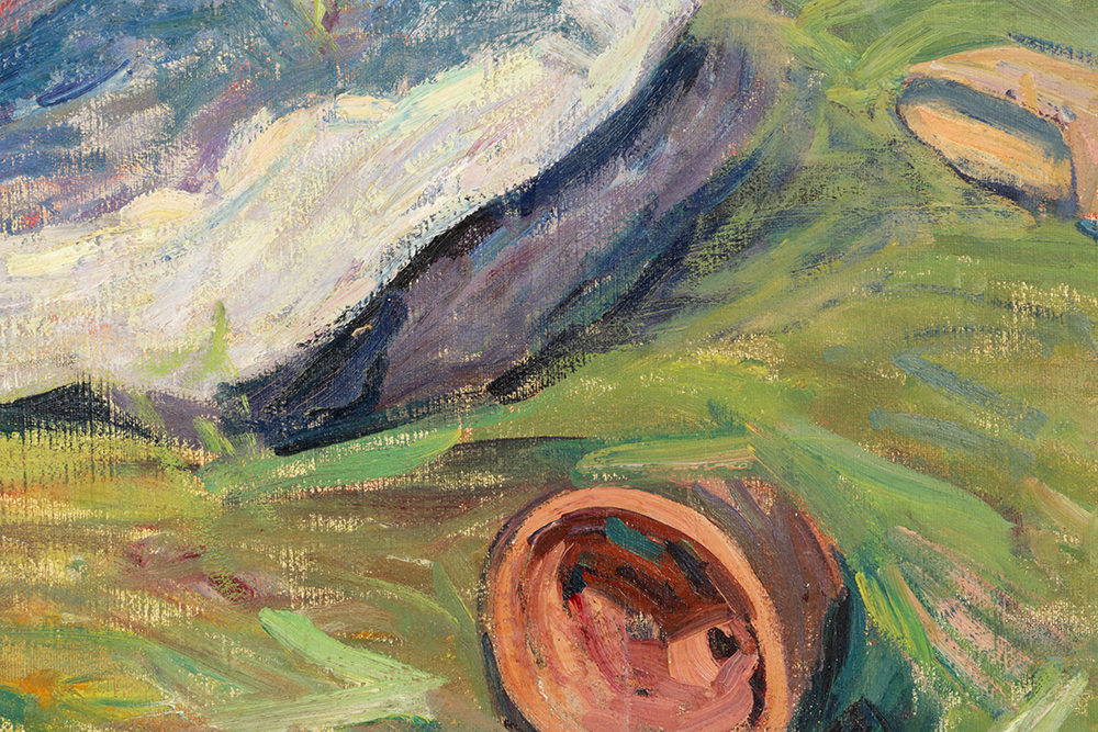 Impressionist Portrait of a Girl by Emily B. Waite