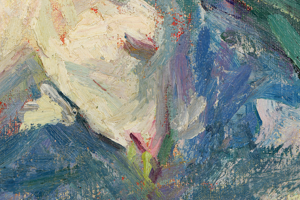 Impressionist Portrait of a Girl by Emily B. Waite