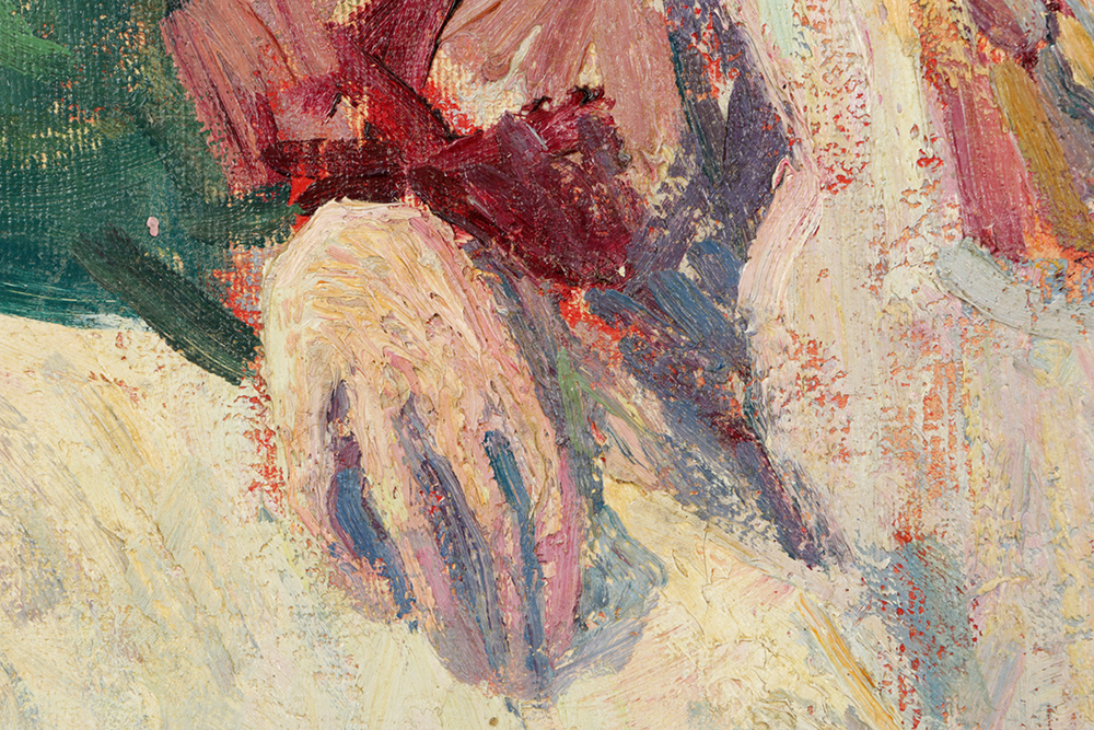 Impressionist Portrait of a Girl by Emily B. Waite