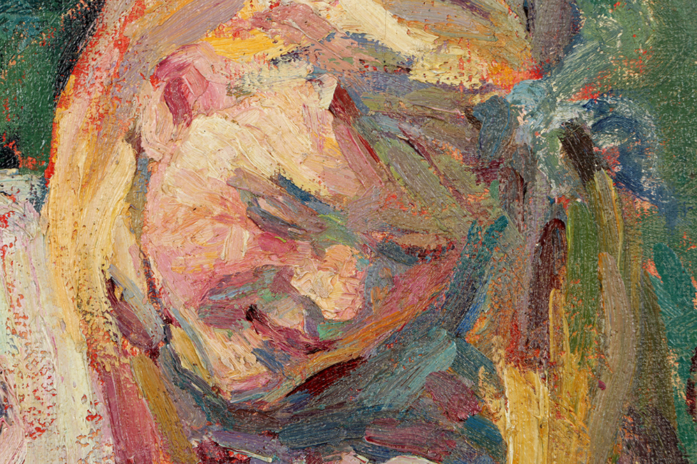 Impressionist Portrait of a Girl by Emily B. Waite