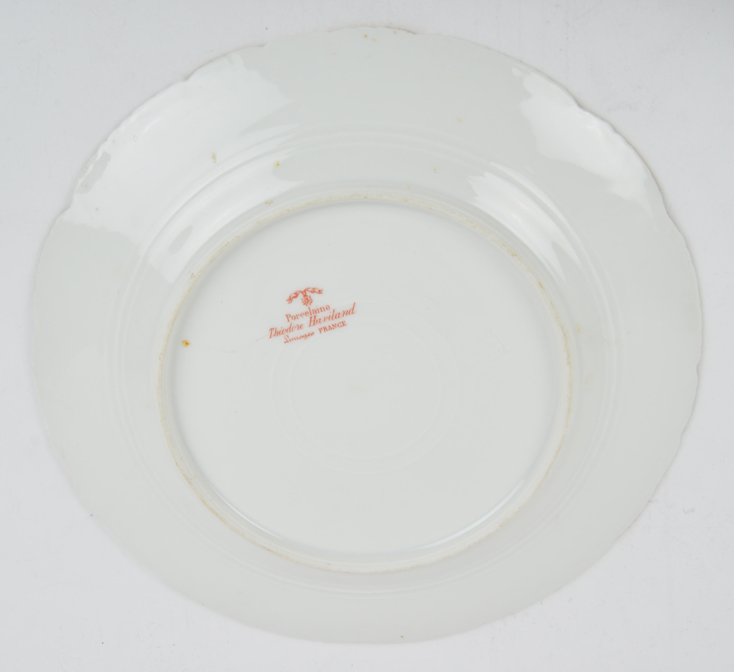 Gold Trimmed Pink Floral China