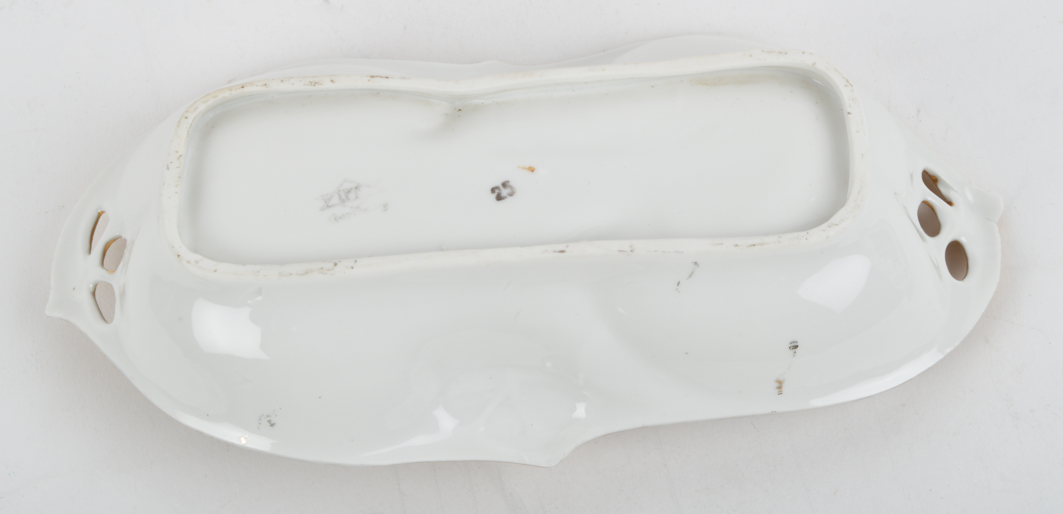 Gold Trimmed Pink Floral China