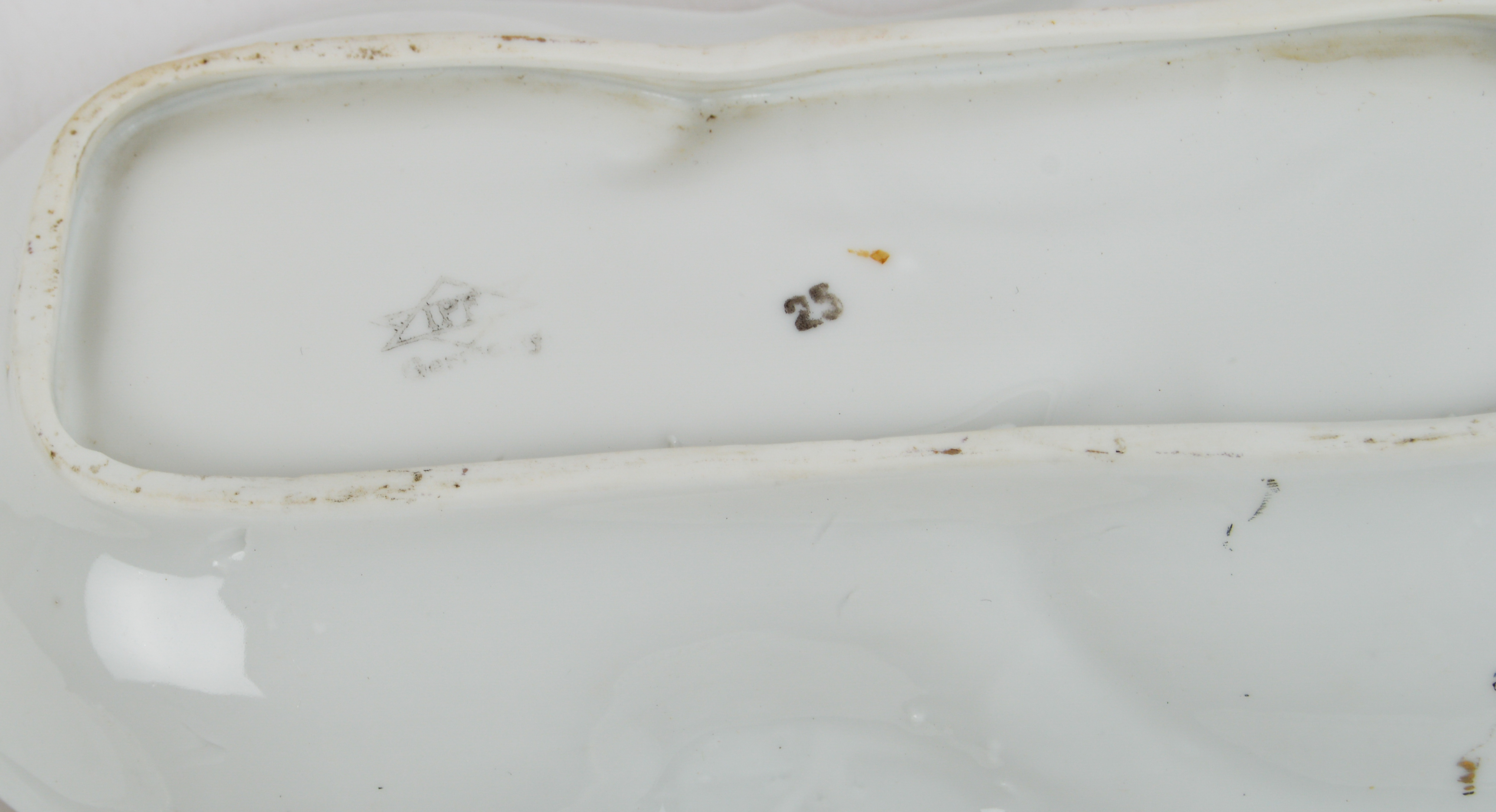 Gold Trimmed Pink Floral China