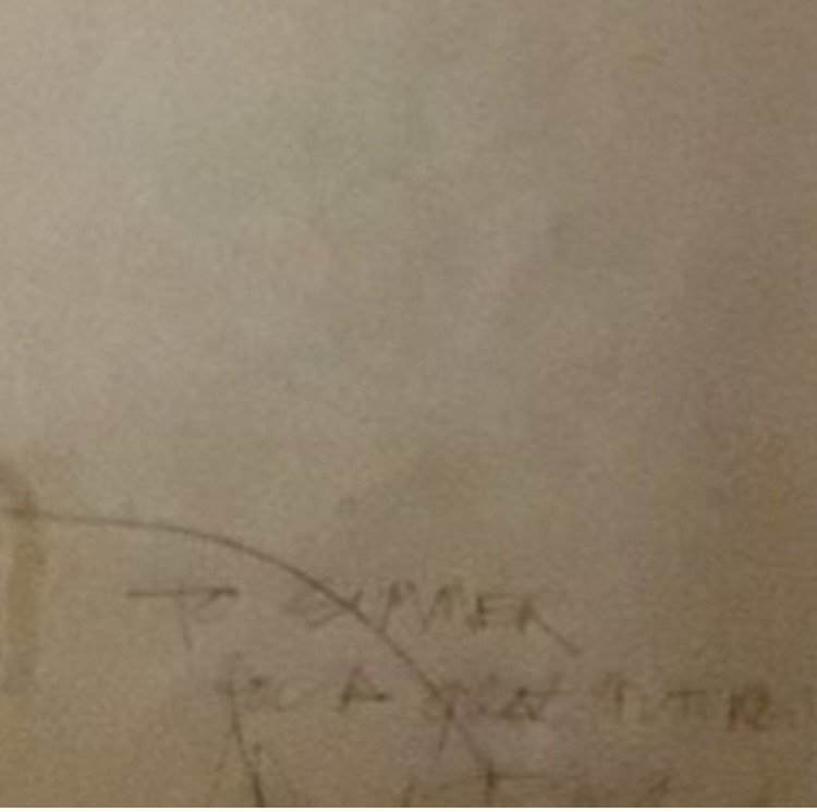 Original Charcoal Sketch of E.T. on Paper