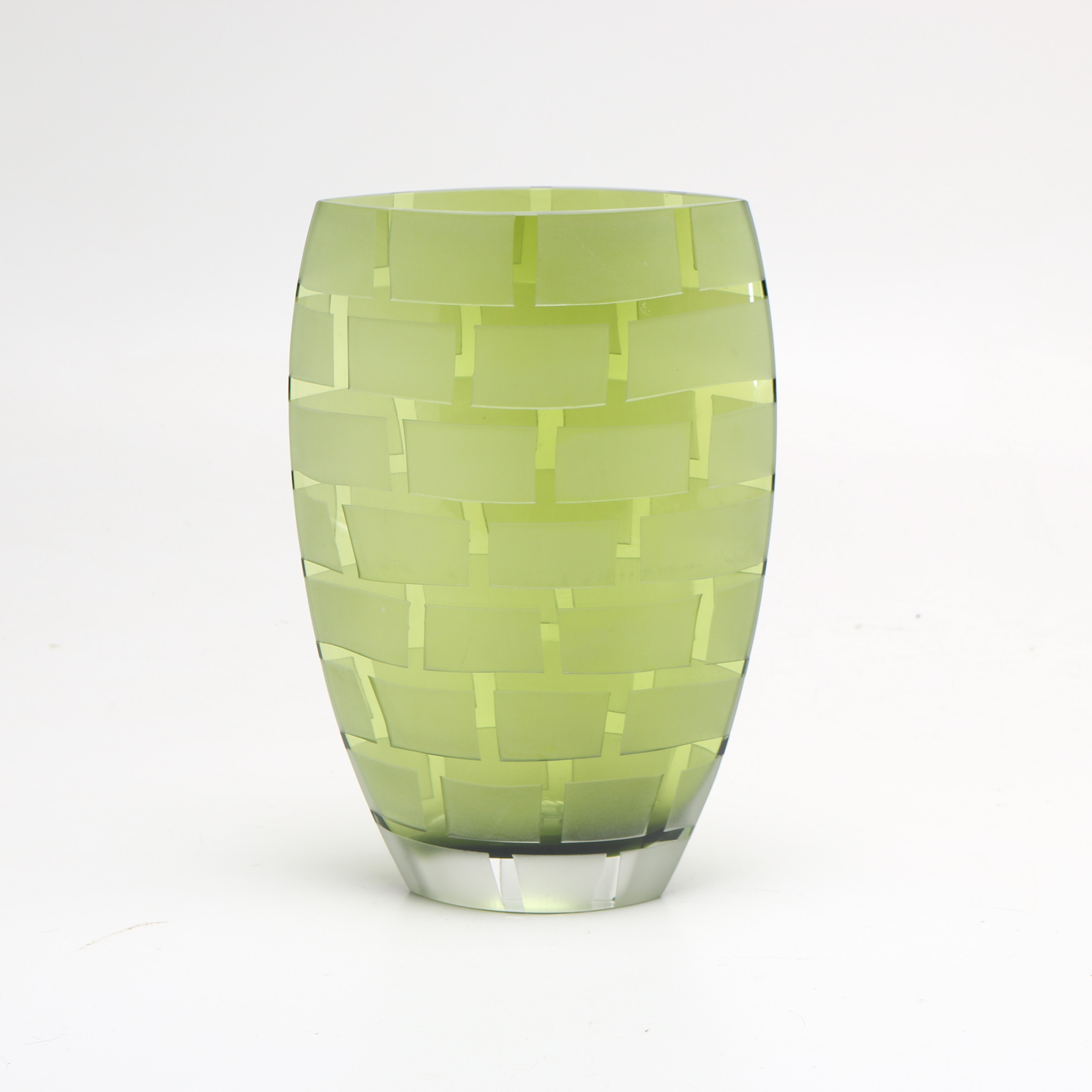 Badash Green Crystal Vase