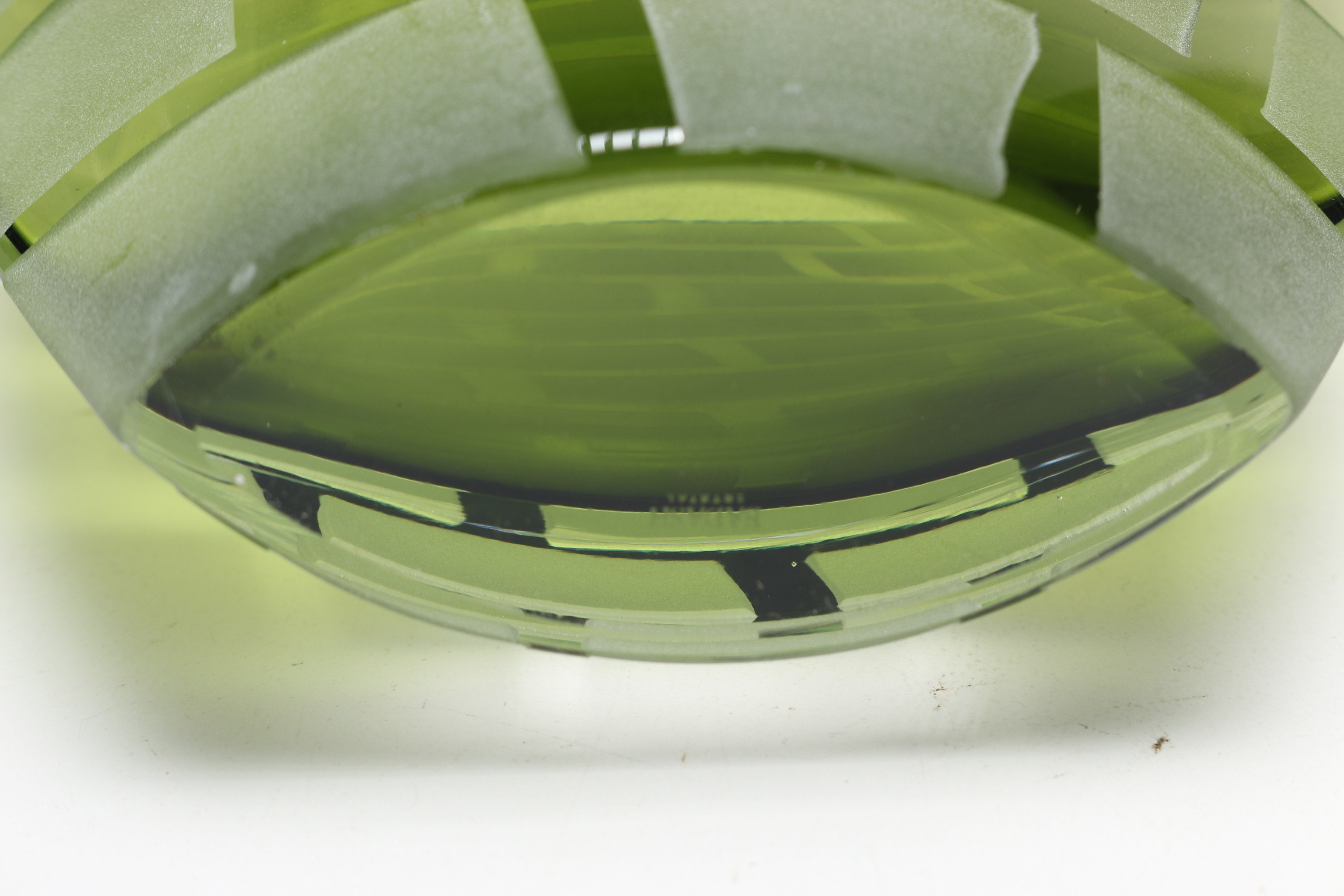 Badash Green Crystal Vase