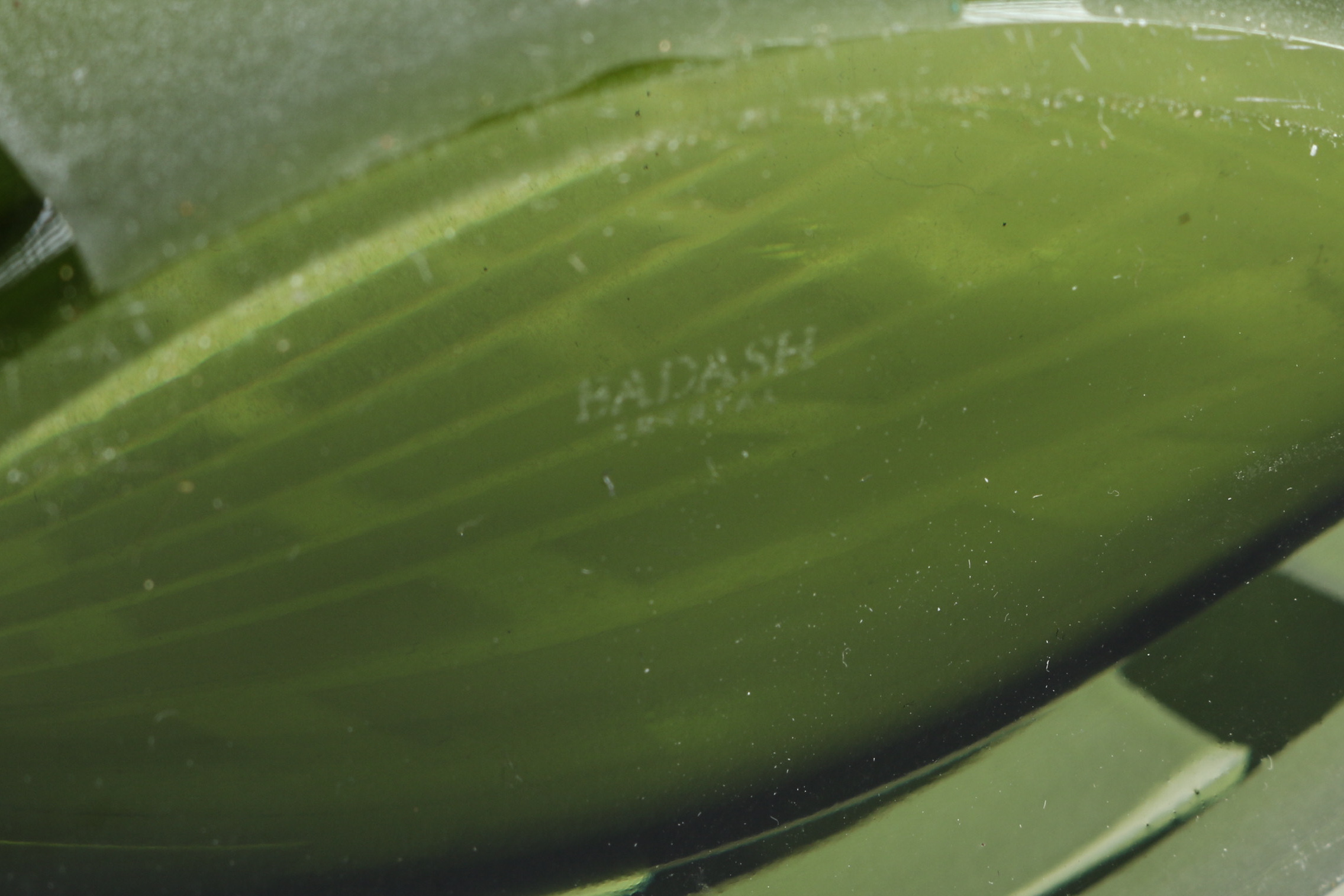 Badash Green Crystal Vase