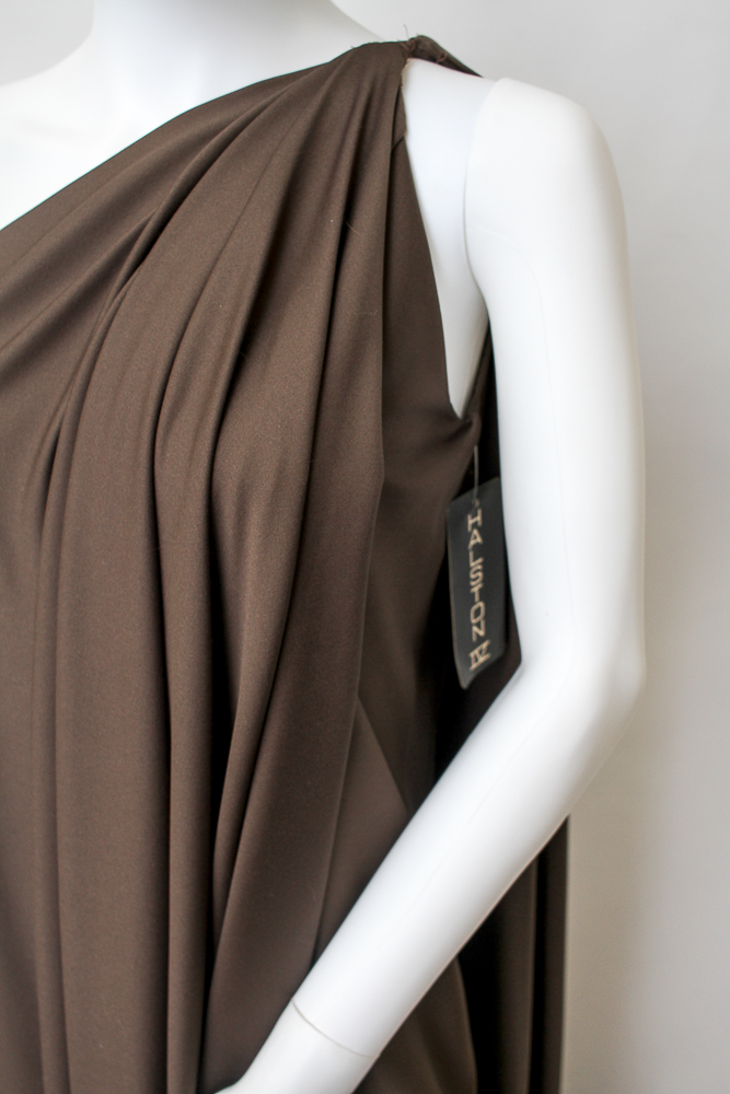 Vintage Halston One Shoulder Dress