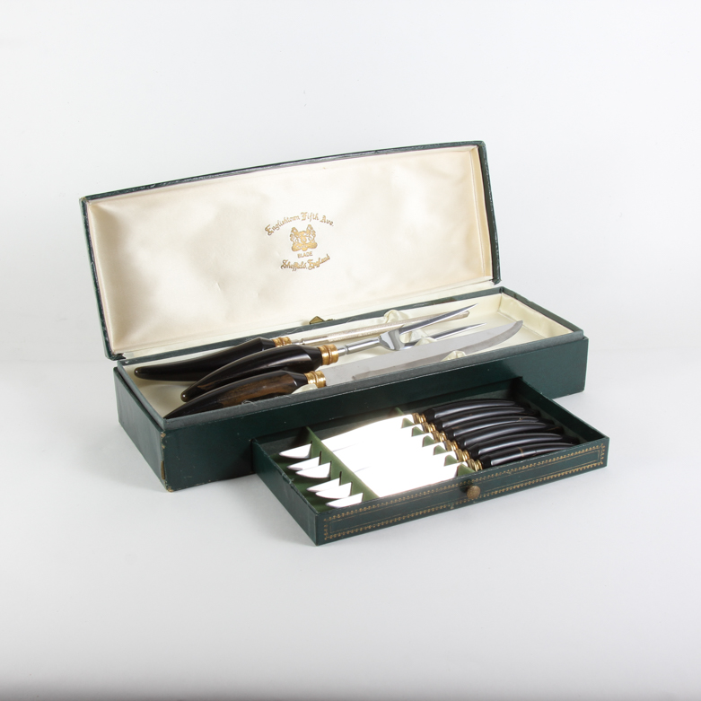 Stainless Steel And Bakelite Empire Brand Sheffield Blades