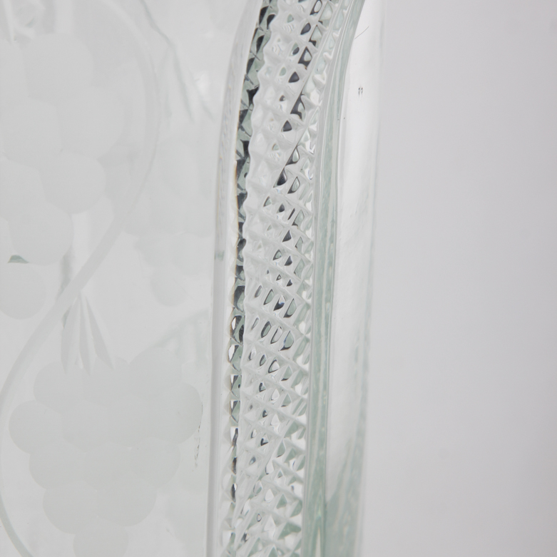 Vintage Cut Glass Russian Liquor  Bottles