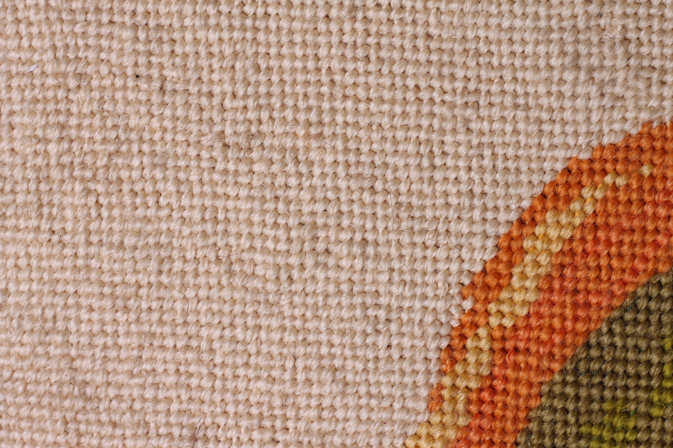 Vintage Needlepoint Portrait