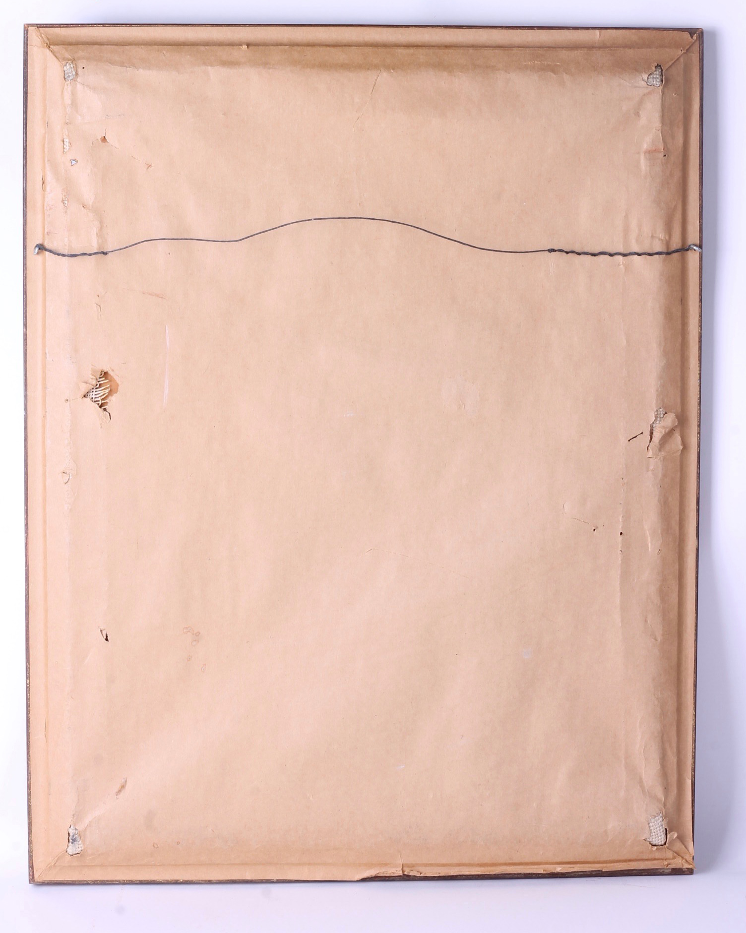 Vintage Needlepoint Portrait