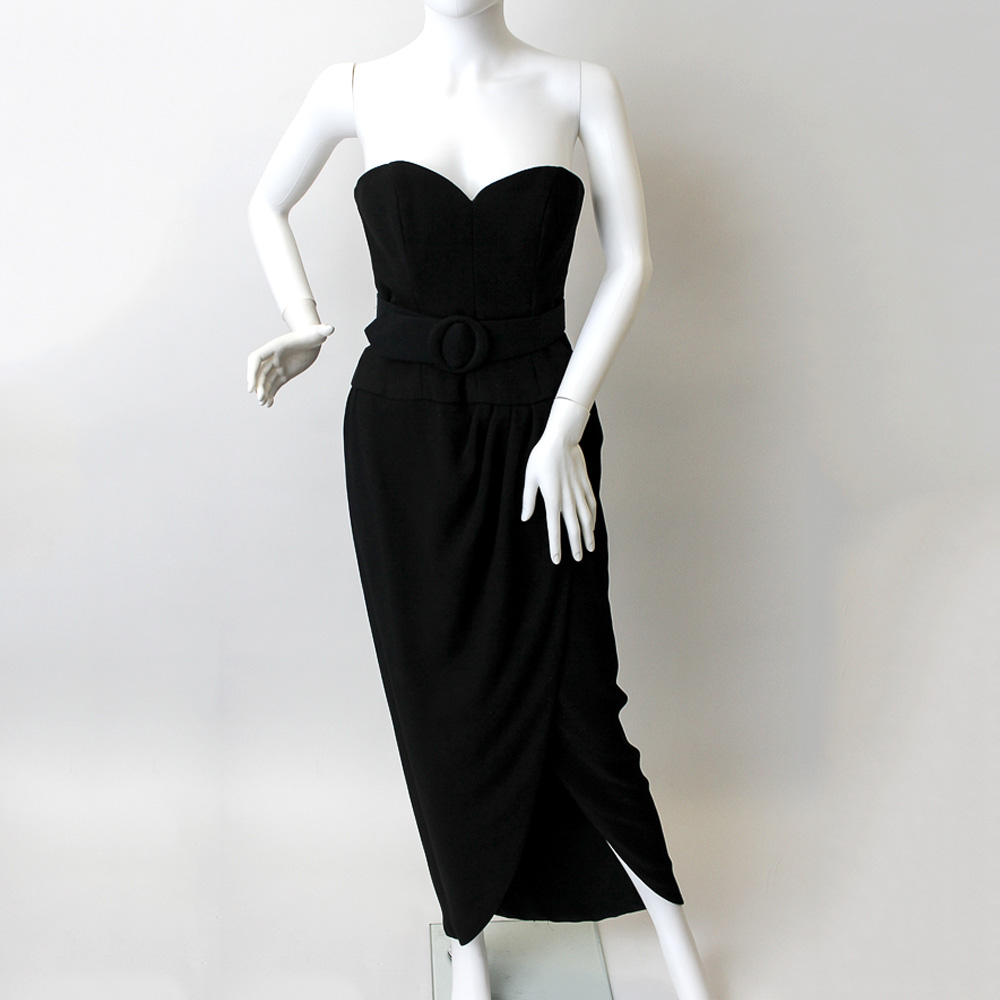 Unworn Vintage 1980s Victor Costa Evening Gown