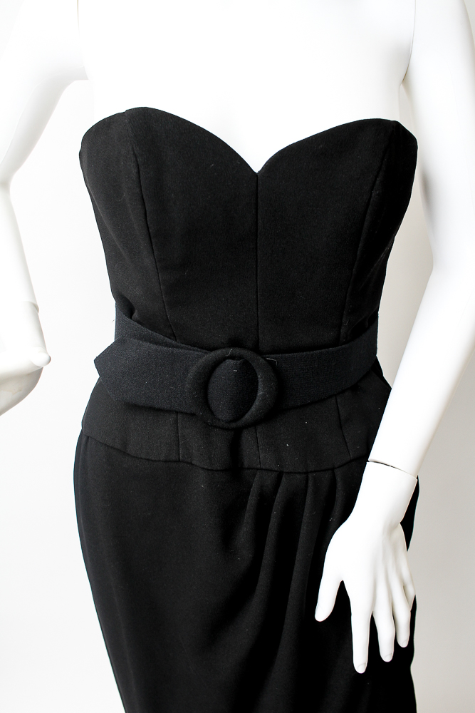 Unworn Vintage 1980s Victor Costa Evening Gown