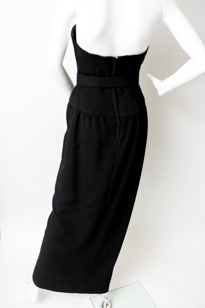 Unworn Vintage 1980s Victor Costa Evening Gown