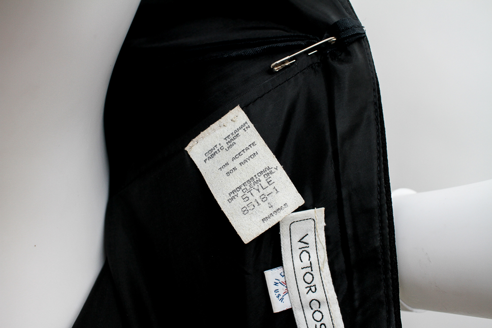 Unworn Vintage 1980s Victor Costa Evening Gown