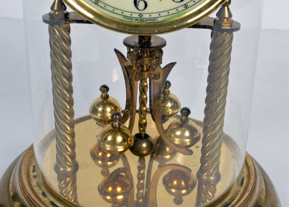 Vintage German Heco Brass Anniversary Clock