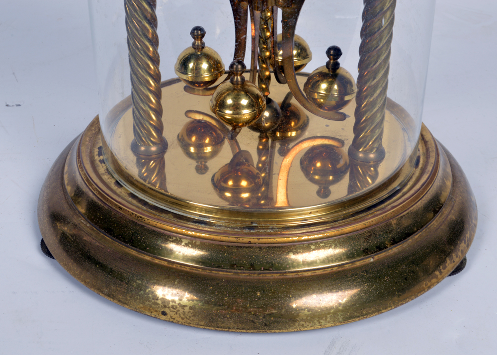 Vintage German Heco Brass Anniversary Clock