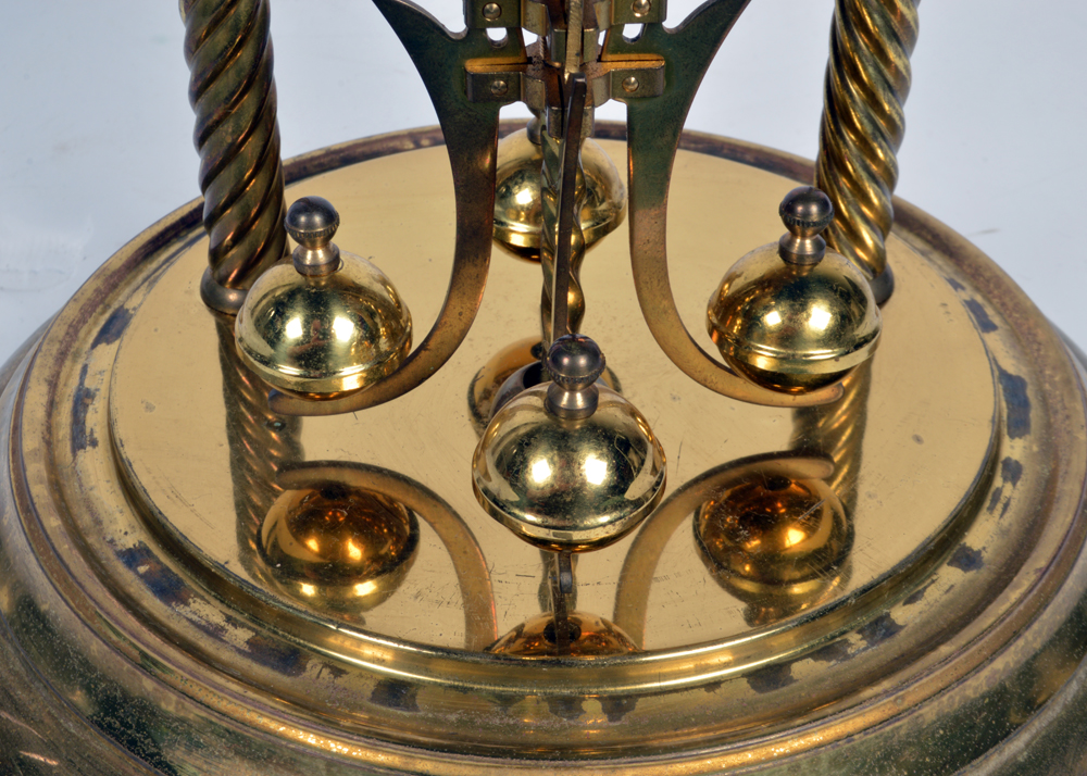 Vintage German Heco Brass Anniversary Clock