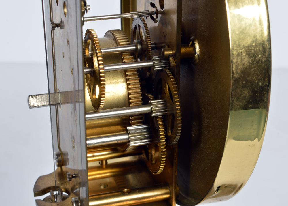 Vintage German Heco Brass Anniversary Clock